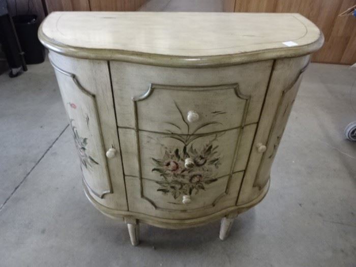 Stenciled Cabinet