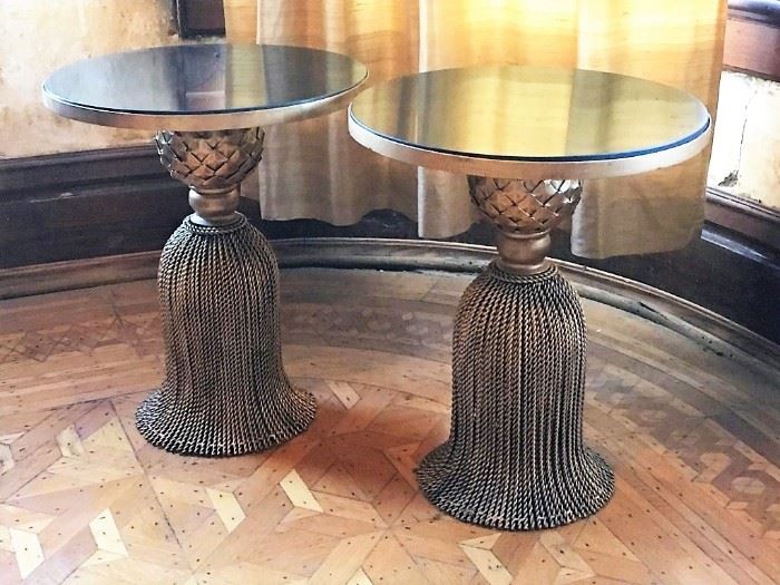 Kay Marble Tassel Side Table (2)