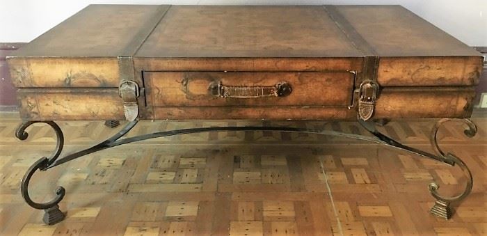 Old World Map Coffee Table 