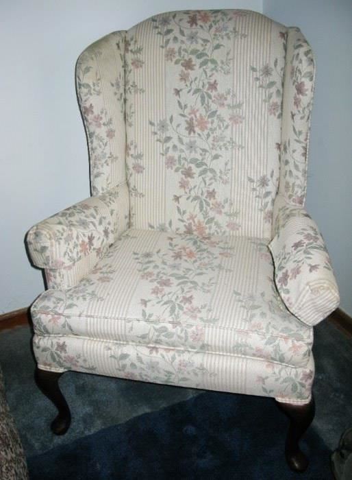 Wing back chair   BUY IT NOW $ 85.00