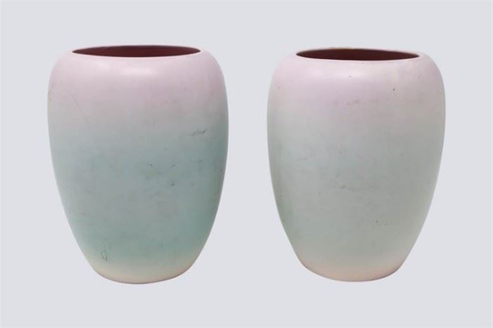 3. Pair of WELLER Vases or Urns