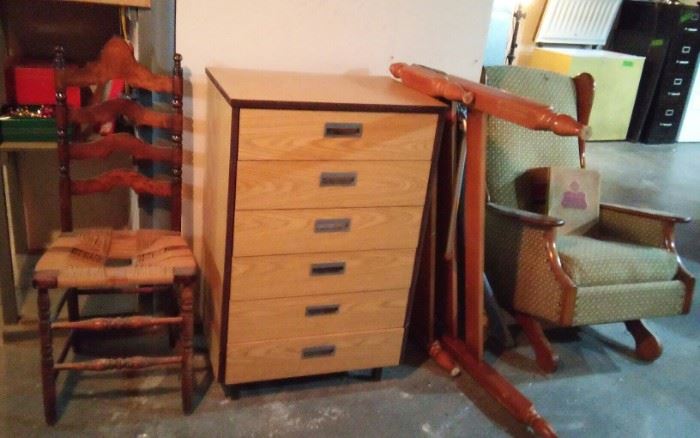 Six Drawer Cabinet, Vintage Rocker