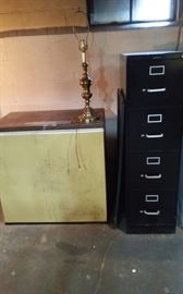 Small Freezer, Steelcase Filing Cabinet
