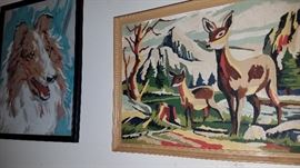 Prints and pictures. Paint by number