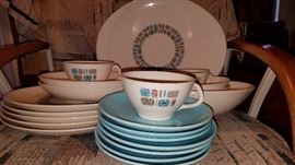 Mid Century dishes. Canonsburg Pottery  "Temporama"