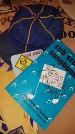 Vintage children's items. Cub Scout