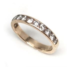
Eternity 14 Kt Gold Diamond Anniversary Ring