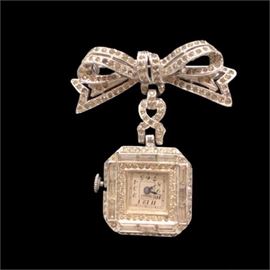 Lot 294
Vintage Belmar Brooch Watch