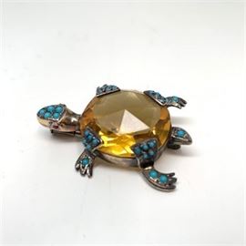 Lot 295
Signed 1940's Turtle Pin