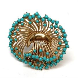 Lot 323-1
Vintage Crown Trifari Sheaf Brooch