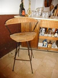 Umanoff Wood Slat Bar Chair