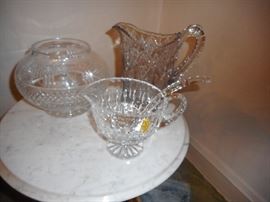 Vintage Crystal, Pressed Glass