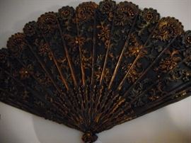 Vintage Cast Metal Fan Wall Art
