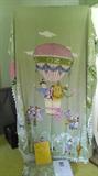 VERY UNIQUE Pair of Fieldcreat Wizard of Oz bedspreads from 1970s. The story goes around the edge and it is super cute! Some sites have these priced as high as $150 each!
