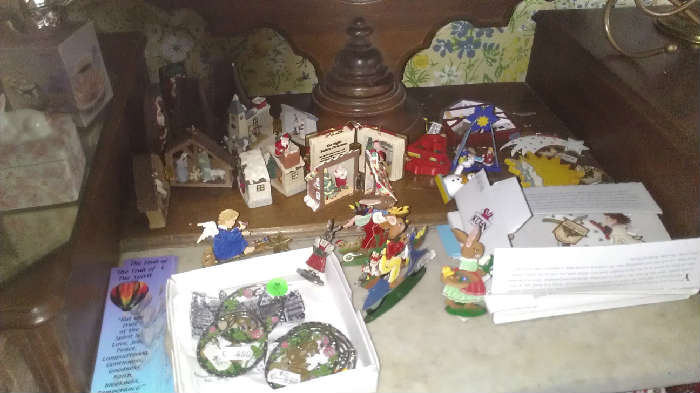 Lots of Christmas stuff including some collectible pieces.