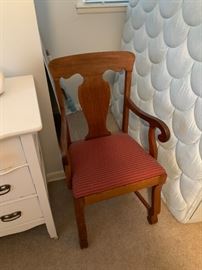 Wooden arm chair