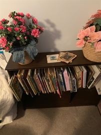small bookcase, books