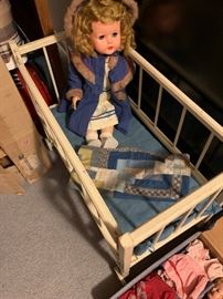 Doll and crib