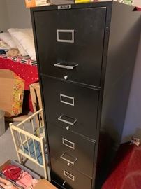 4-drawer file cabinet