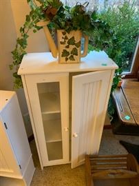 cabinet artificial plant
