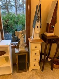 4-drawer stand, fern stand, misc.