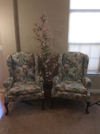Broyhill Wing Back Chairs