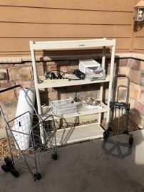 Garage Shelf, Electrical Items, Carts