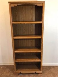 Oak Veneer Bookcase