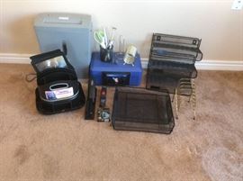 Office Helpers including Small Safe w Key