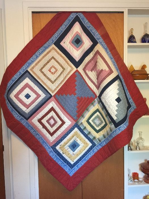 Hand made lap quilt