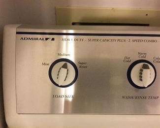 Admiral washer