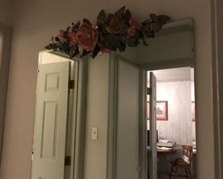Mirror in hallway