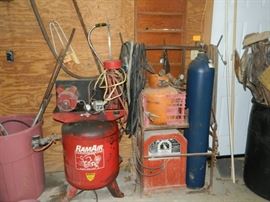 Large garage in back