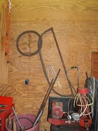 Large garage in back