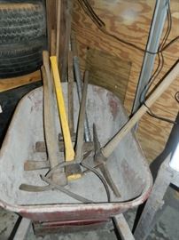 Large garage in back