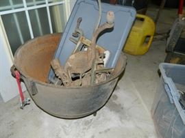 Large garage in back