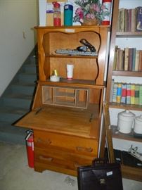 Attached garage to the home - lovely drop down desk