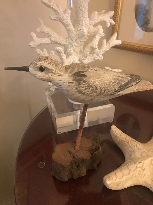Shorebird carver by Tim Kuca, Fredericksburg, VA