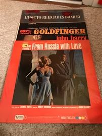 Bond 007 Albums Music to Read James Bond By, Goldfinger, From Russia With Love