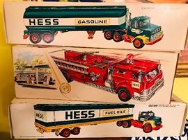 Die cast Hess Fuel Oils, Gasoline, and Fire Truck