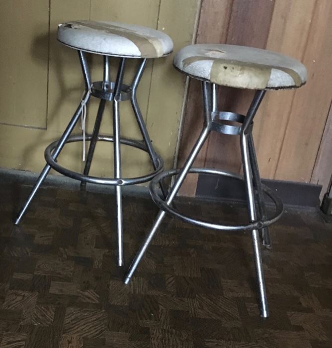 Space age bar stools