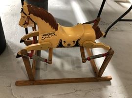 1950s Rocking Horse