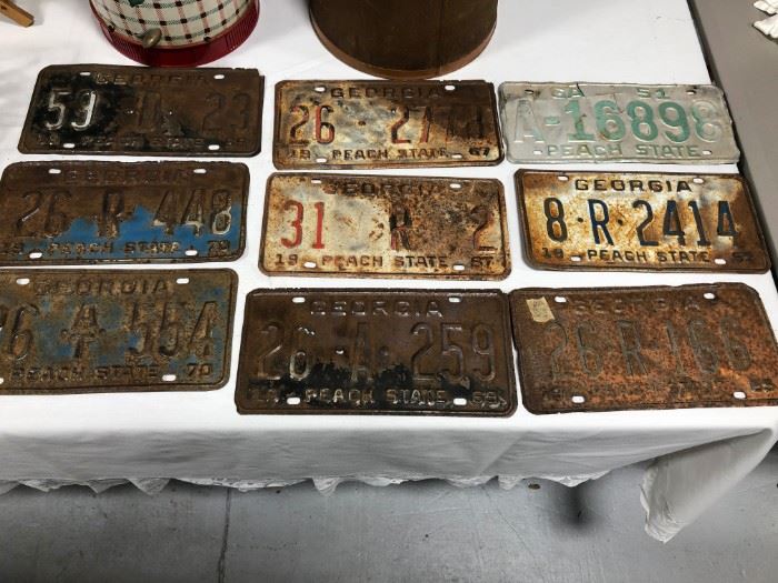 Antique Car Tags