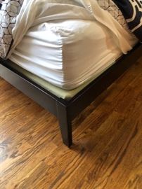 Mattress and box spring and frame