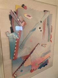 Signed collage orig art