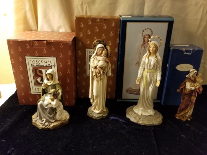 Collection of Mary Figurines