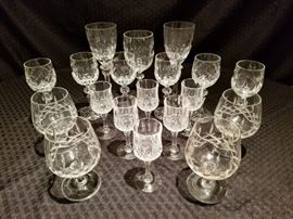 Crystal and Glass Stemware