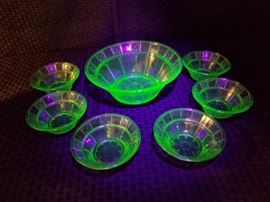 Doric Depression Glass Bowls