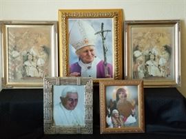 Framed Prints and Photographs of the Pope