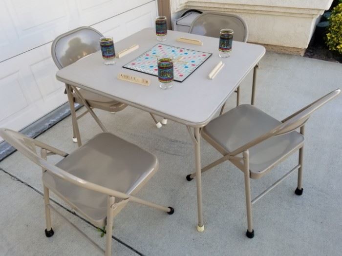 Card Table with Chairs